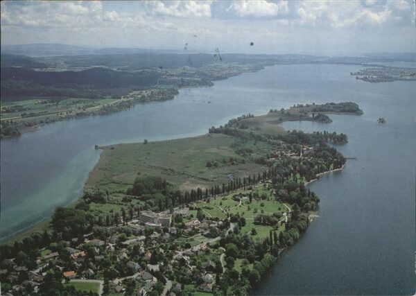 Radolfzell Bodensee mit Herz Kreislauf Klinik Mettnau Flieg