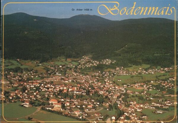 Bodenmais mit Gr Arberg Fliegeraufnahme