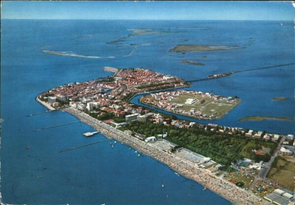 Grado Gorizia Isola del Sole dall aereo