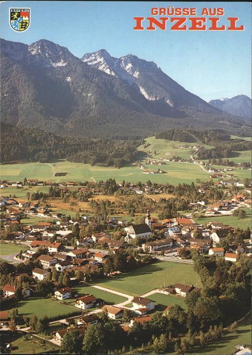 Inzell mit Bayer Alpen Fliegeraufnahme