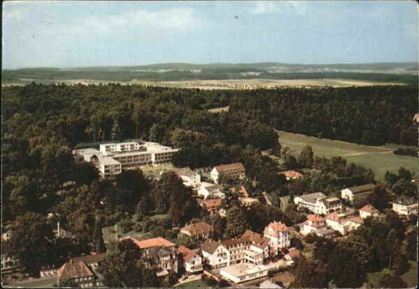 Bad Salzhausen Staatsbad Fliegeraufnahme
