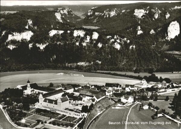Beuron Donautal Kloster Fliegeraufnahme