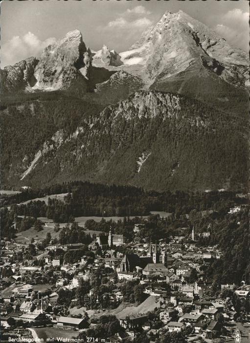 Berchtesgaden mit Watzmann Fliegeraufnahme