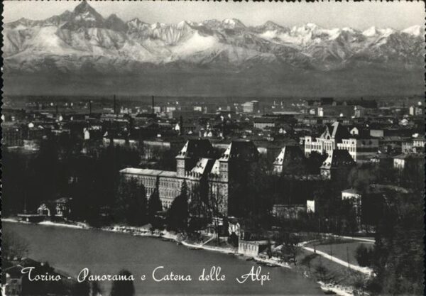 Torino Panorama e Catena delle Alpi