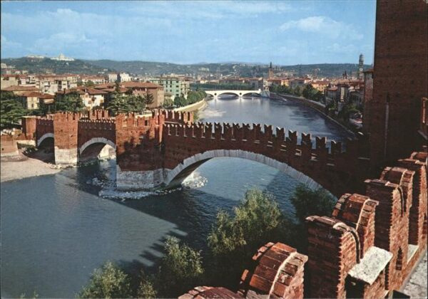 Verona Veneto Ponte Scaligero e panorama