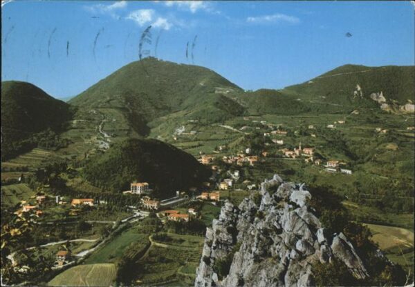 Colli Euganei Panorama verso Teolo da Rocca Pendice