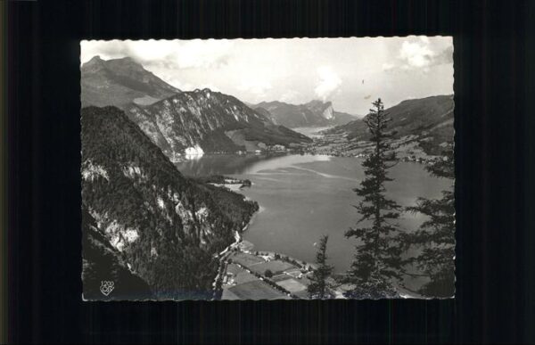 Attersee mit Unterach Mondsee Schafberg