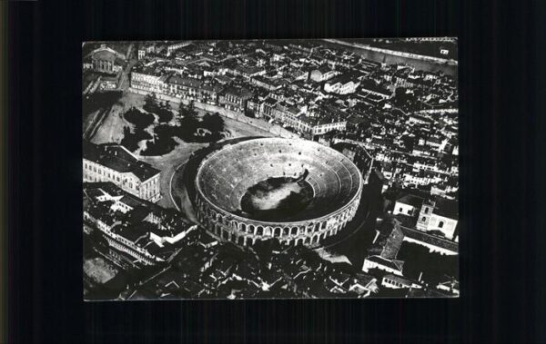Verona Veneto Monumenti di Verona Fliegeraufnahme