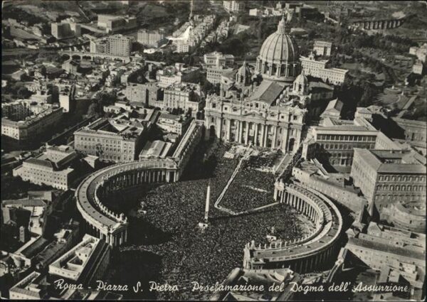 Rom Roma Piazza San Pietro Proclamazione del Dog
