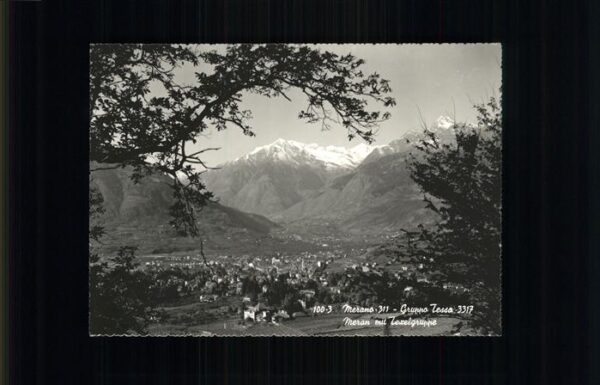 Merano Meran Panorama e Gruppo Tesso