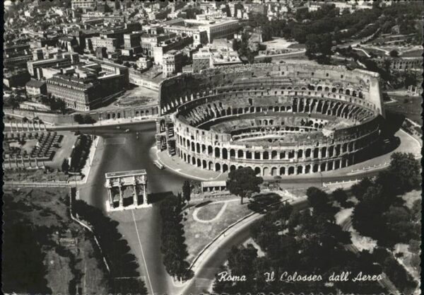 Rom Roma Colosseo dall aereo