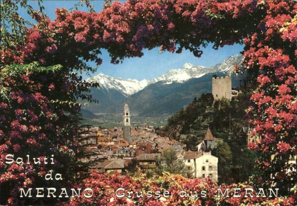 Merano Meran Panorama Kirche Burg