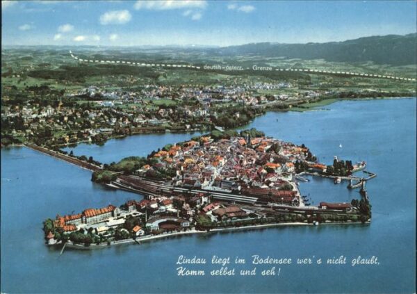 Lindau Bodensee Fliegeraufnahme