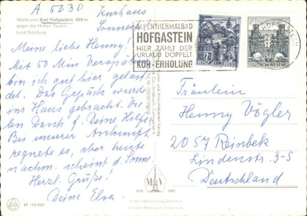 Bad Hofgastein Salzburg Panorama mit Hohen Tauern – Bild 2