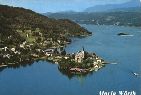Maria Woerth Woerthersee Wallfahrtskirche am Wörthersee Fliegera