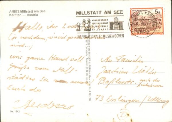 Millstatt Millstaettersee am See Fliegeraufnahme – Bild 2