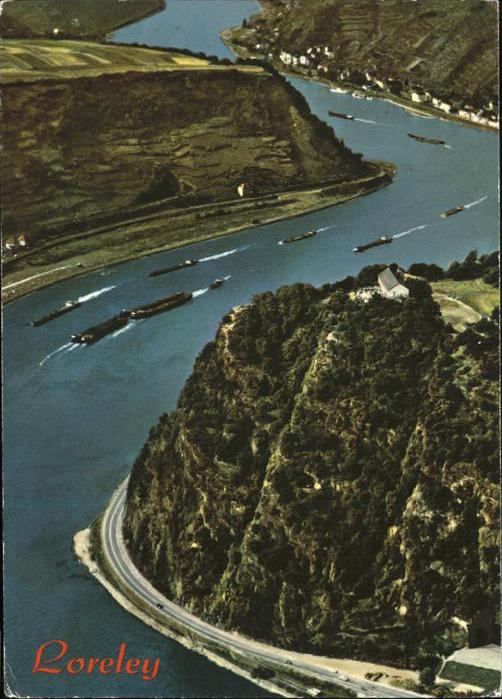 Lorelei Loreley Berghotel Fliegeraufnahme