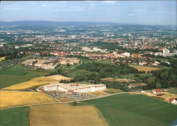 Bayreuth mit Klinikum und Rehazentrum Roter Hüge