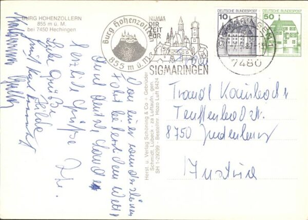 Hechingen Burg Hohenzollern Fliegeraufnahme – Bild 2
