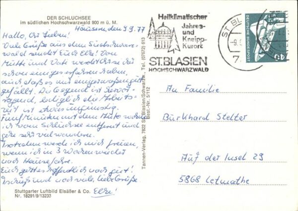 Schluchsee Fliegeraufnahme – Bild 2