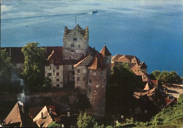 Meersburg Bodensee Altes Schloss Fliegeraufnahme