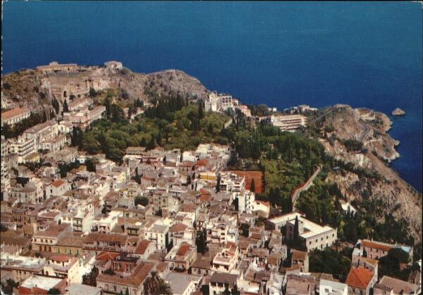 Taormina Sizilien Fliegeraufnahme