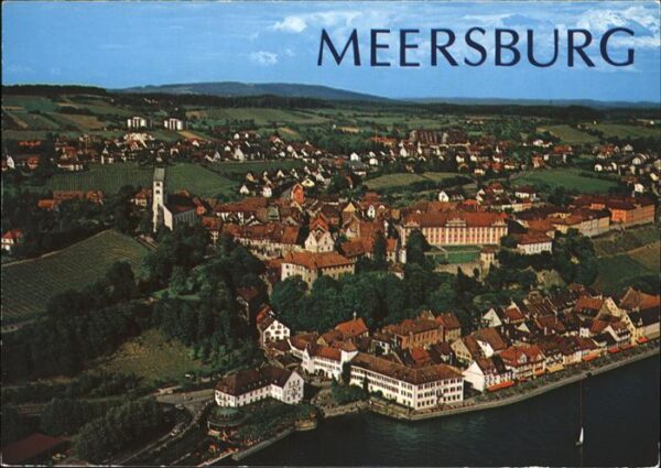 Meersburg Bodensee Fliegeraufnahme