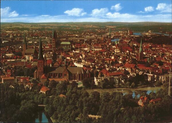 Luebeck Fliegeraufnahme