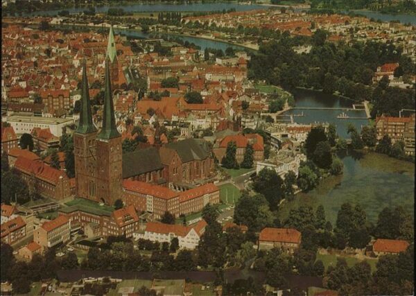 Luebeck Fliegeraufnahme
