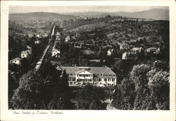 Bad Soden Taunus Kurhaus Fliegeraufnahme