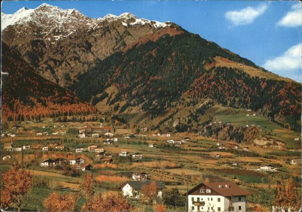 Dorf Tirol bei Meran Panorama