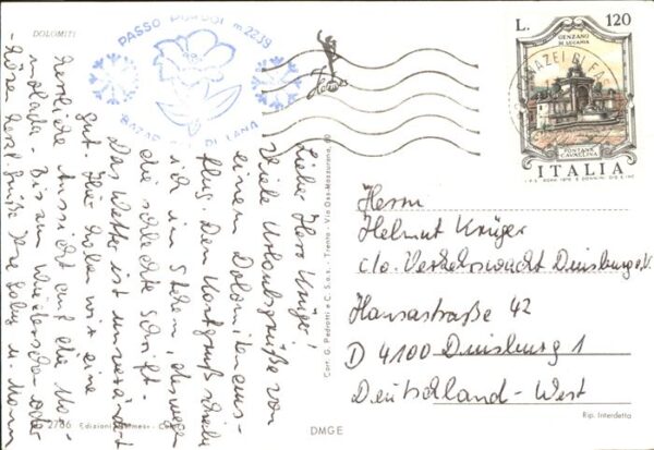 Dolomiti Passo Pordoi Alberghi Funivia Marmalada – Bild 2