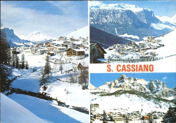 San Cassiano Badia Panorama mit Teilansichten