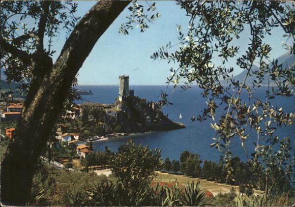 Malcesine Lago di Garda Il Castello Scorcio pittoresco