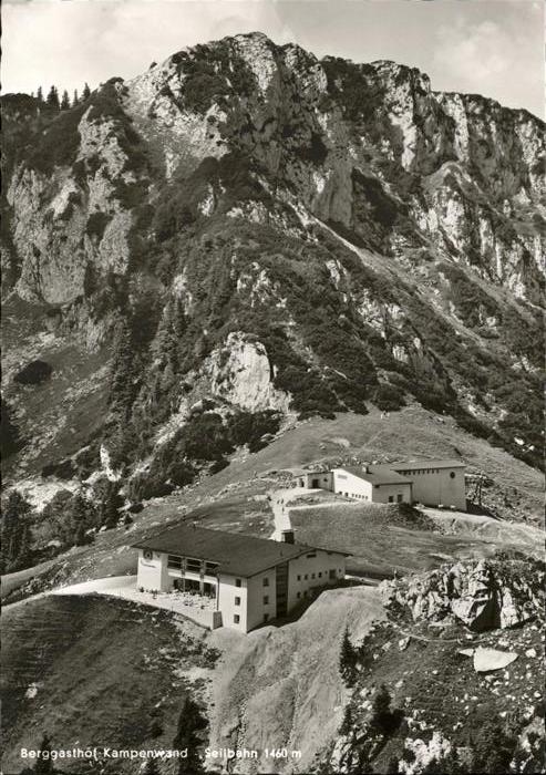 Kampenwand Chiemgau Berggasthof Seilbahn