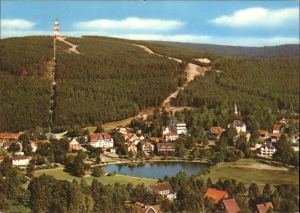 Hahnenklee-Bockswiese Harz Fliegeraufnahme