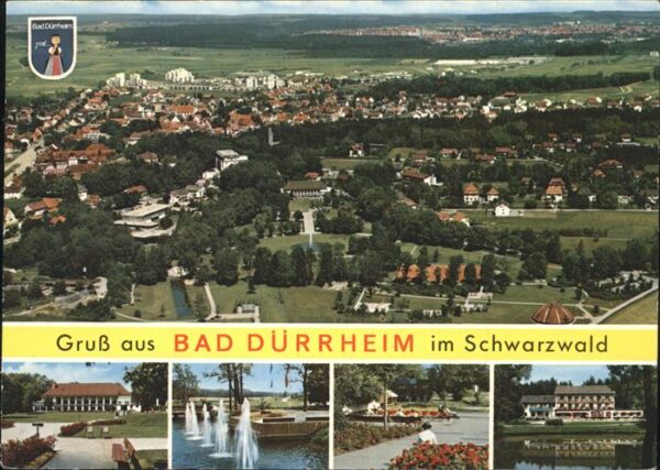 Bad Duerrheim Fliegeraufnahme Panorama mit Kurhaus Ku