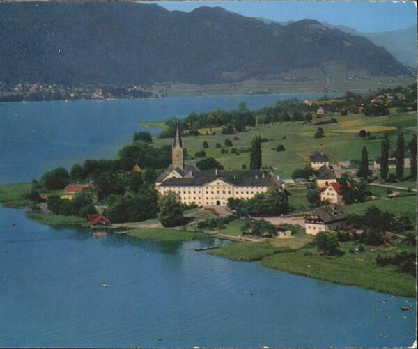 Ossiachersee Stift Ossiach Fliegeraufnahme