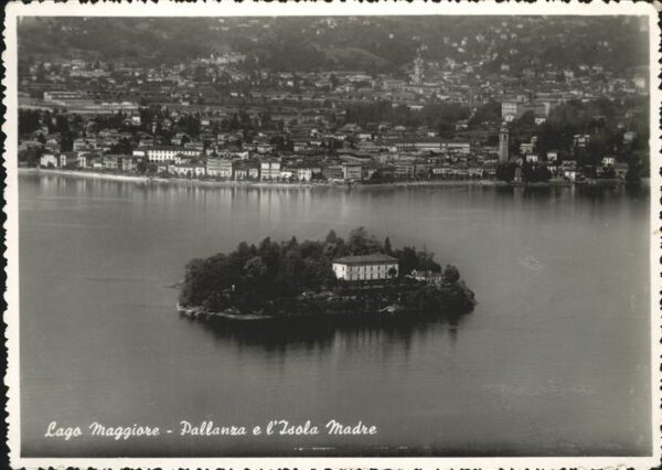 Lago Maggiore Pallanza e l'Isola Madre dall aerea