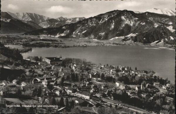 Tegernsee mit Blauberge u.Hirschberg