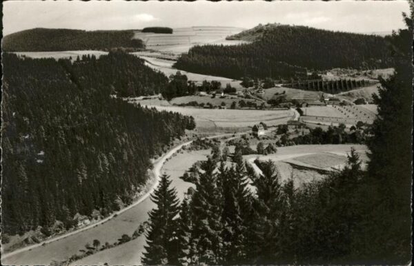 Willingen Sauerland Blick auf Schwalefeld