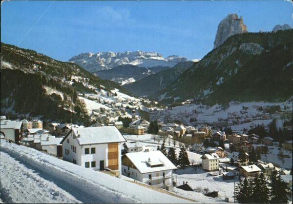 St Ulrich Groeden Tirol im Winter