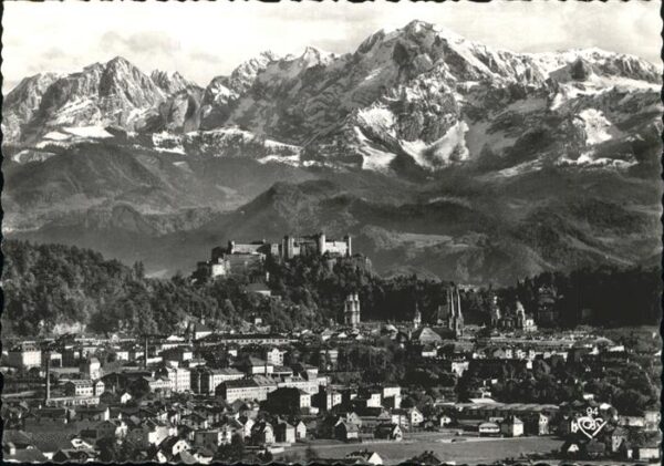 Salzburg Oesterreich mit Hohem Göll
