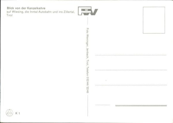 Wiesing Tirol Blick von der Kanzelkehre – Bild 2