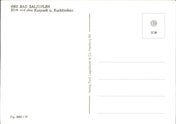 Bad Salzuflen mit Kurpark u.Kurkliniken – Bild 2