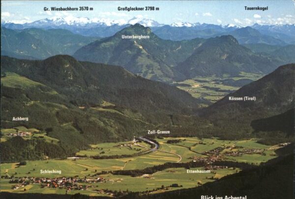 Aschau Chiemgau Blick ins Achental