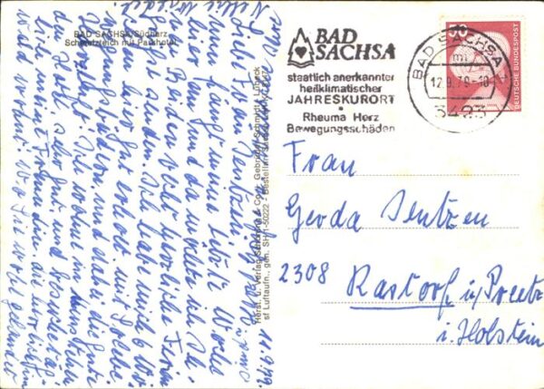 Bad Sachsa Harz SchmelZTEICH MIT pARKHOTEL – Bild 2