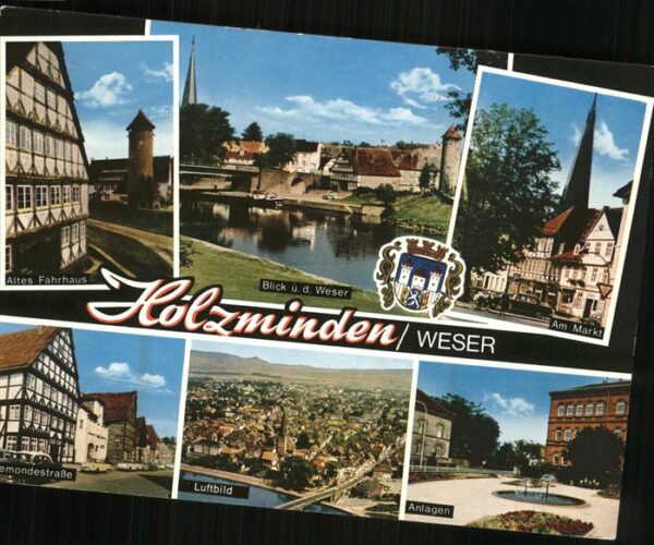 Holzminden Weser Am Markt u.Altes Fährhaus