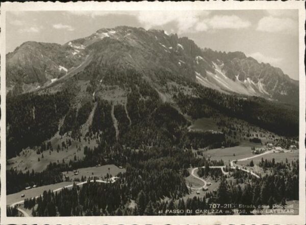 Latemar mit Passo di Carezza