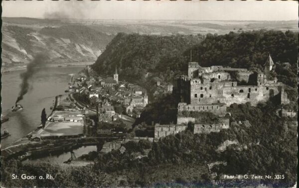 St Goar mit Ruine Rheinfels